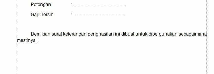 Panduan Belajar Mengetik di Word - Membuat Surat Keterangan. 20 Mengetik kalimat penutup