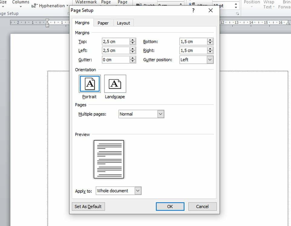 Panduan Belajar Mengetik di Word - Membuat Surat Keterangan. 5 Mengatur margin