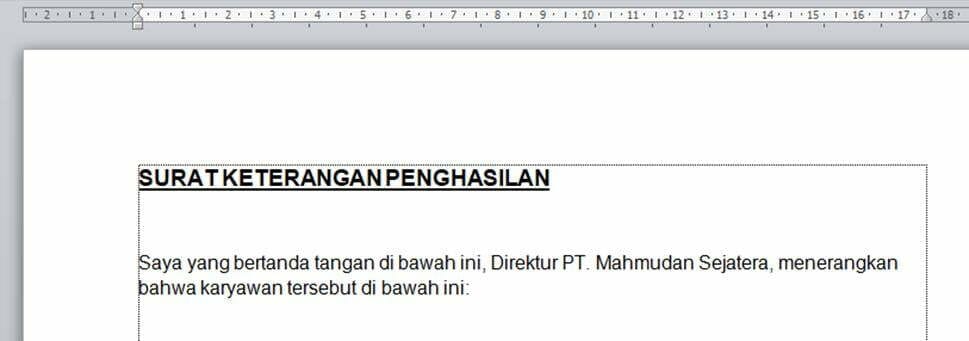 Panduan Belajar Mengetik di Word - Membuat Surat Keterangan. 8 Mengetik paragraf baru