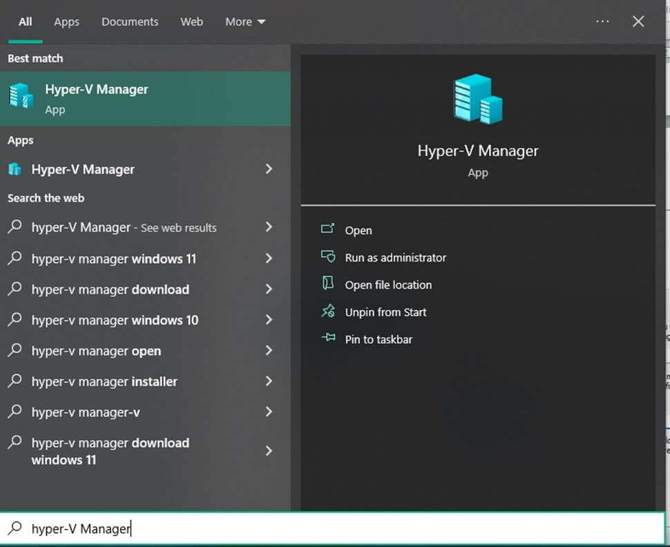 3 How to Enable Hyper-V in Windows 10/11 easily 4 membuak hyper-v manager