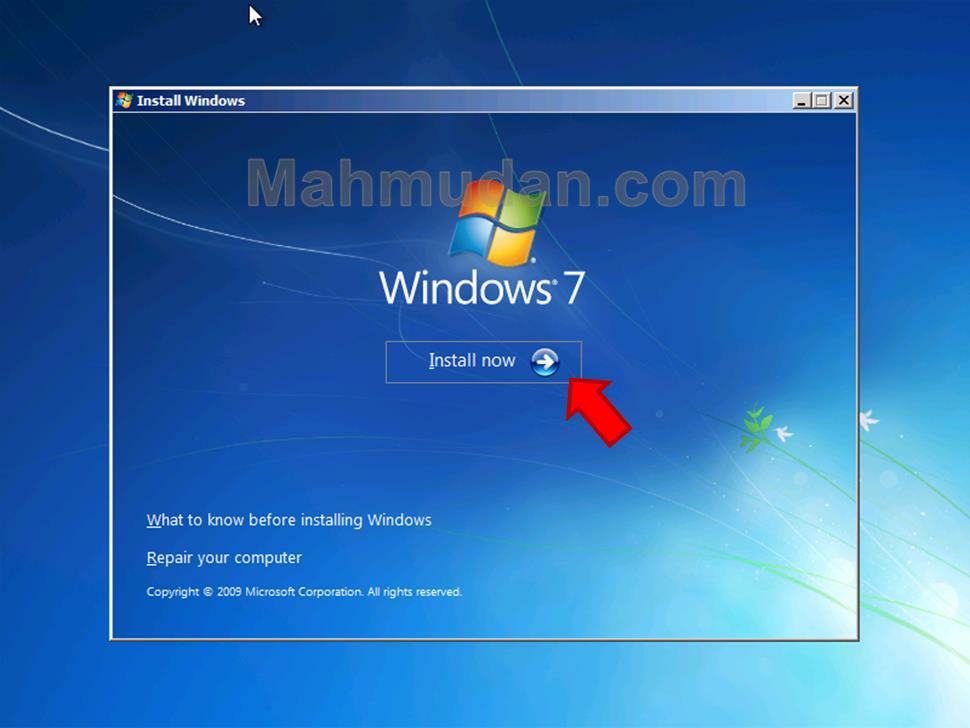Cara Menginstal Windows 7 - Panduan Lengkap & Mudah 5 memilih penggunaan media instal