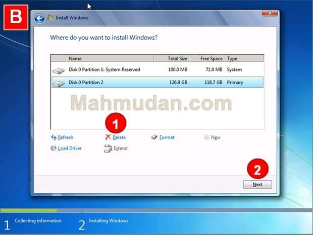Cara Menginstal Windows 7 - Panduan Lengkap & Mudah 11 menghapus partisi