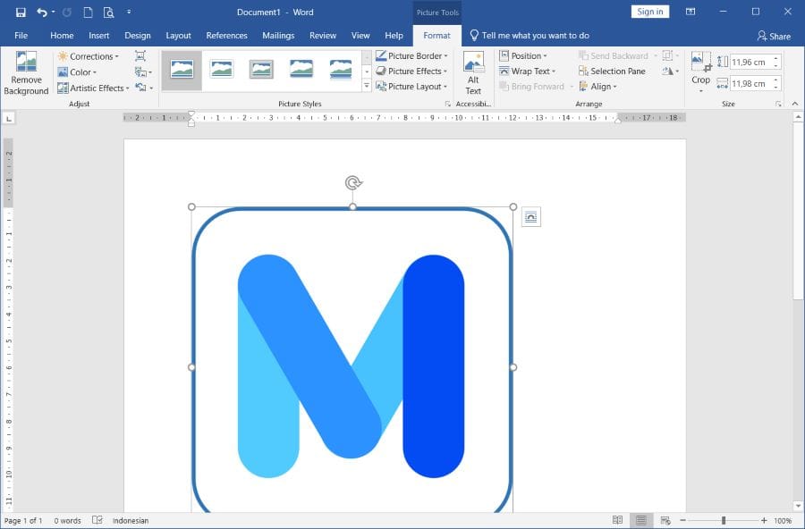 inAn easy way to insert a picture into a worde Word 6 memasukkan gambar ke Word
