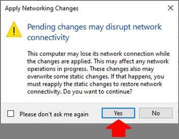 How to Create a CentOS-7 Virtual Machine with Hyper-V Konfirmasi perubahan jaringan