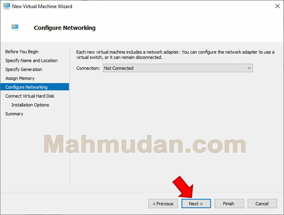 How to Create a CentOS-7 Virtual Machine with Hyper-Vr-V 7 Konfigurasi Jaringan mesin virtual