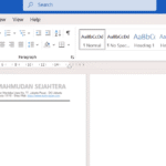 Cara membuat kop surat di Word