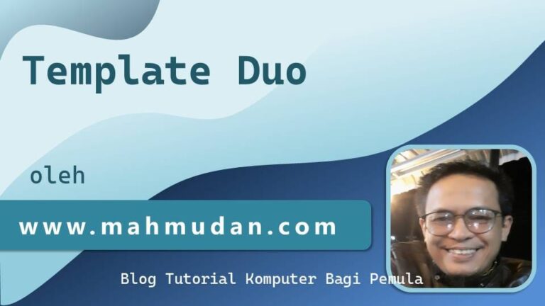 Gratis Download PowerPoint Template Duo