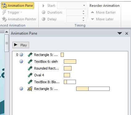 Guide to Creating Animations in PowerPoint - 5 Basic Points 9 daftar animasi