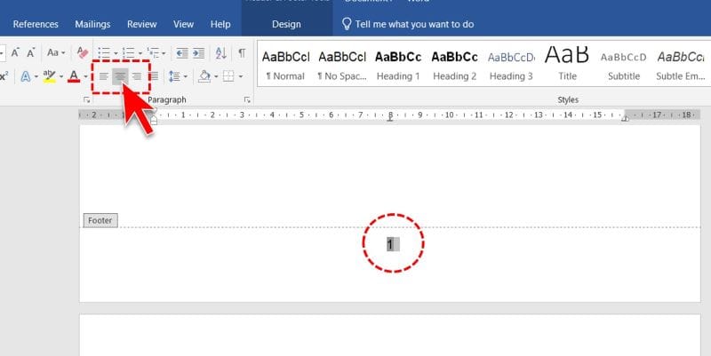 SetGuide to Creating Page Numbers in WordordCompletekap 3 mengatur posisi nomor halaman di Word