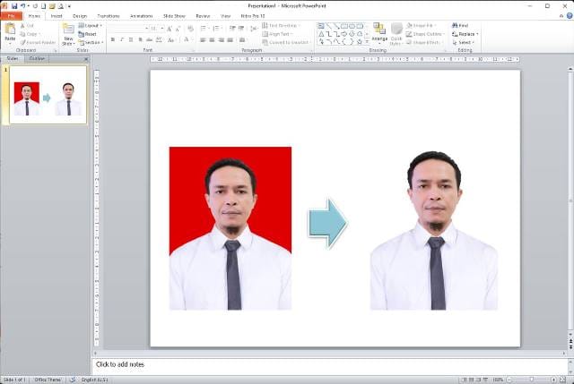 Cara Mudah Hapus Background Gambar di PowerPoint
