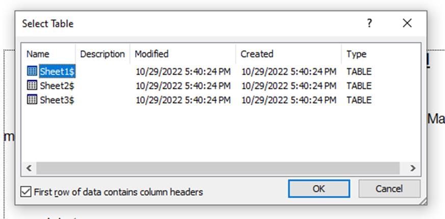 How to Create a Mail Merge Word with Excel Data+ TSpecial Tricks4 memilih Sheet di excel