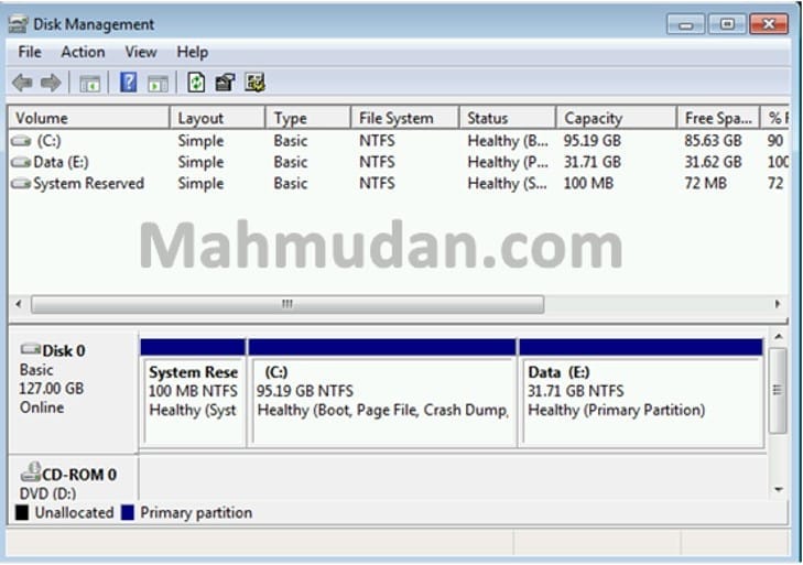 Cara Membuat Partisi di Windows 11 - 7 Langkah Praktis 3 membuat partisi baru di Windows 11