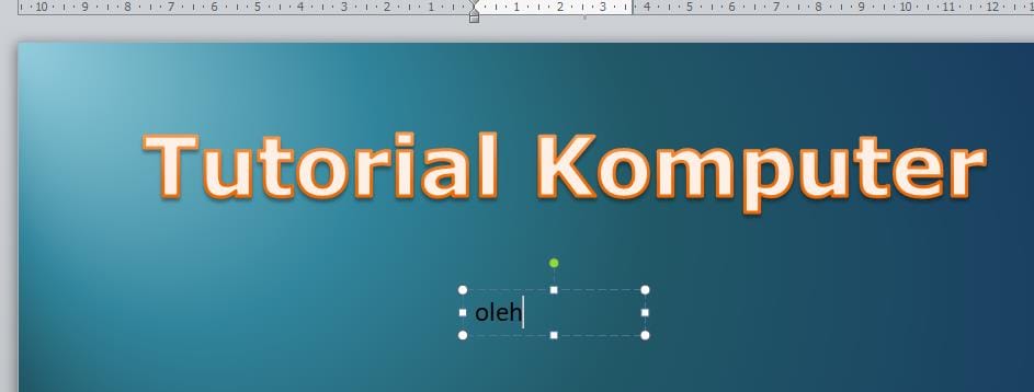 12 Panduan Dasar Membuat Presentasi PowerPoint Sederhana Tapi Menarik 10 Menambahkan teks dengan Text Box