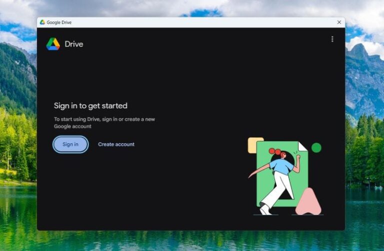 sign in to untuk backup data otomatis dengan google drive