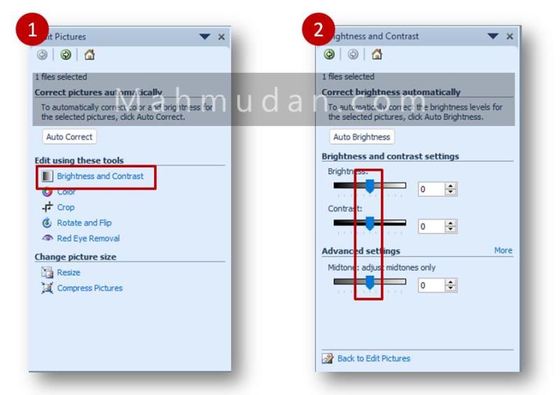 Easy Way to Compress Photoso,Adjust Photo Brightness With Officee 2010 7 atur-kecerahan-foto