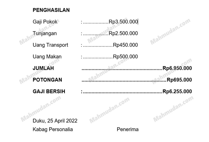 How to Create a Mail Merge Word with Excel Data + Special Tricks 15 setelah diformat