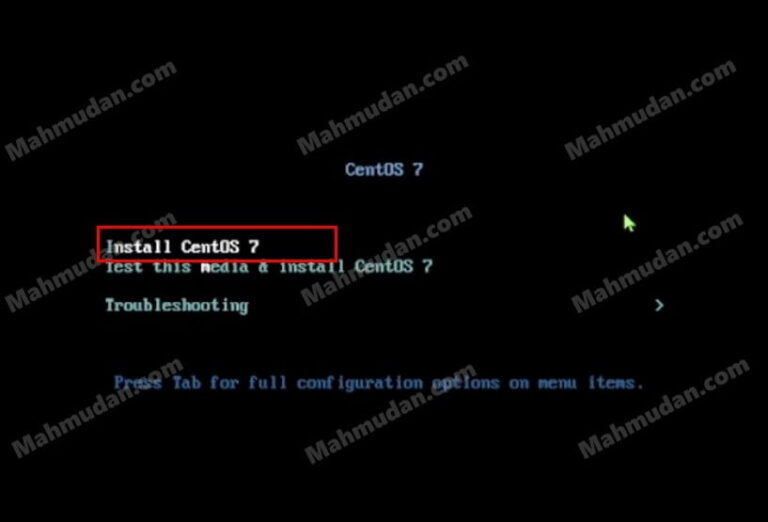 install centos 7