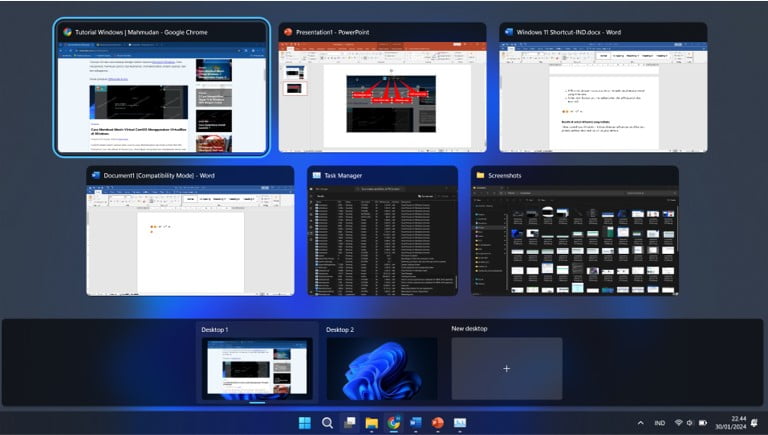 7 Pintasan Keyboard Windows-11 | Mudah dan Berguna 6 beralih jendela