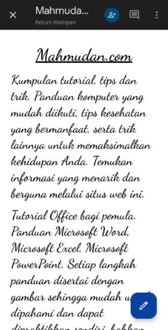 2 Cara Mudah Konversi Word ke PDF di HP Android 3 buka dokumen Word di Android