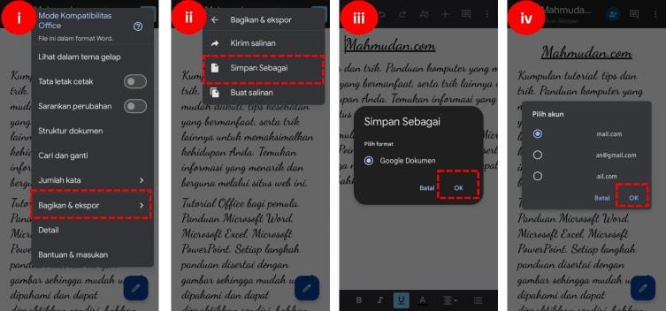 2 Cara Mudah Konversi Word ke PDF di HP Android 4 Word to PDF android 212