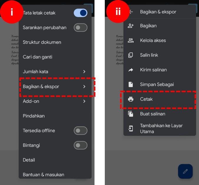 2 Cara Mudah Konversi Word ke PDF di HP Android 5 Word to PDF android cetak
