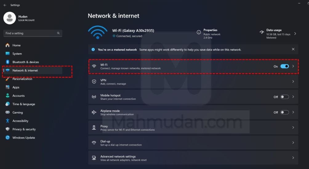 Viewing WiFi Passwords in Windows 11 - 5 Steps without CMD 4 buka-Network-Internet