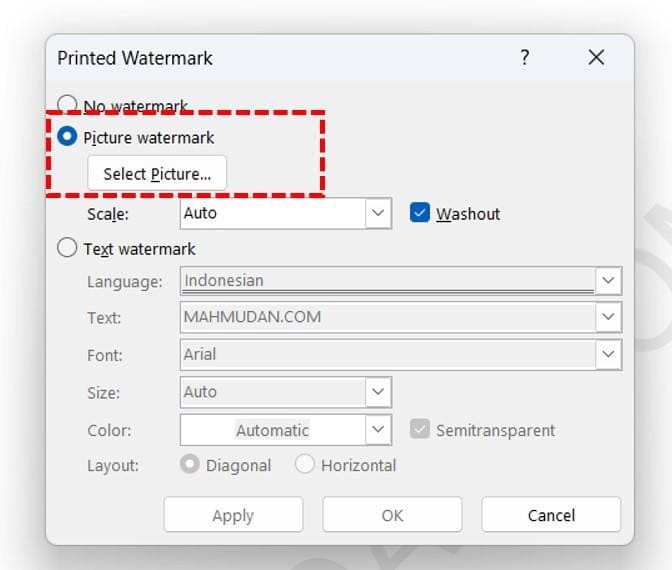 Watermark Word Documents- CHow to Create and Delete Them5 watermark dengan gambar