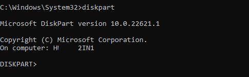 How to create Windows Bootable USB media for UEFI Systems 2 jalankan diskpart