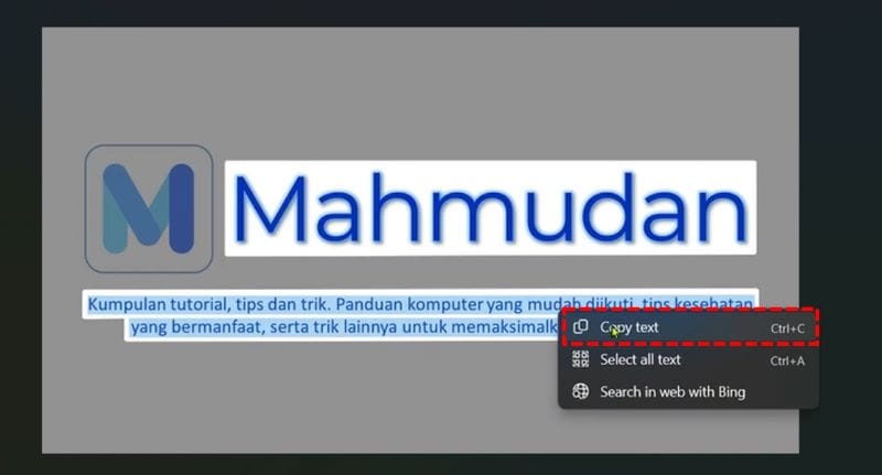 2 Cara Mudah Menyalin Teks dari Gambar di Windows 11 4 salin teks pada gambar dengan Photos