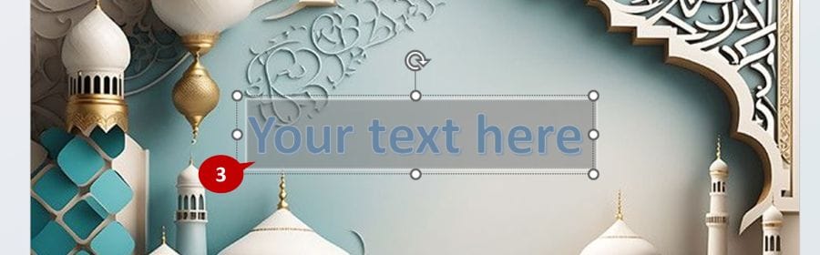 How to Make Eid Greeting Cards Free and Offline 3 tambahkan teks membuat kartu kartu ucapan