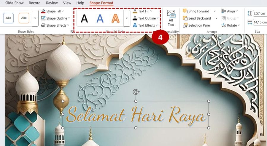 How to Make Eid Greeting Cards Free and Offlinee 4 gaya teks membuat kartu kartu ucapan
